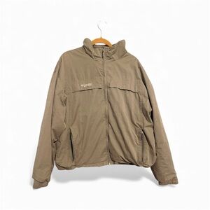 Columbia Men's Brown Windbreaker xxl